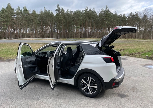 Peugeot 3008 cena 89900 przebieg: 146000, rok produkcji 2019 z Śmigiel małe 326